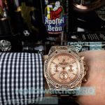 New Style Audemars Piguet Carved Watch - Royal Oak Rose Gold Chrono Dial